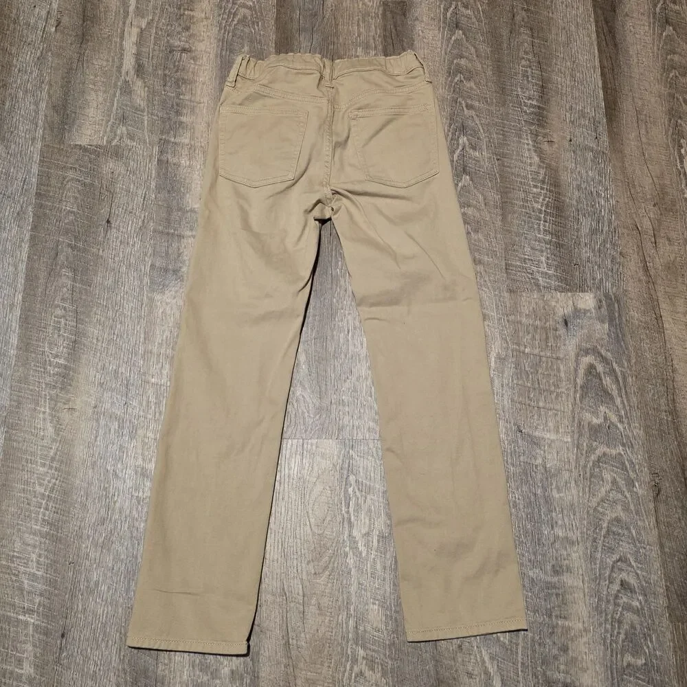 Old Navy Stretch 360 Kids Khaki Tan Brown Slim Size 12 Casual Pants